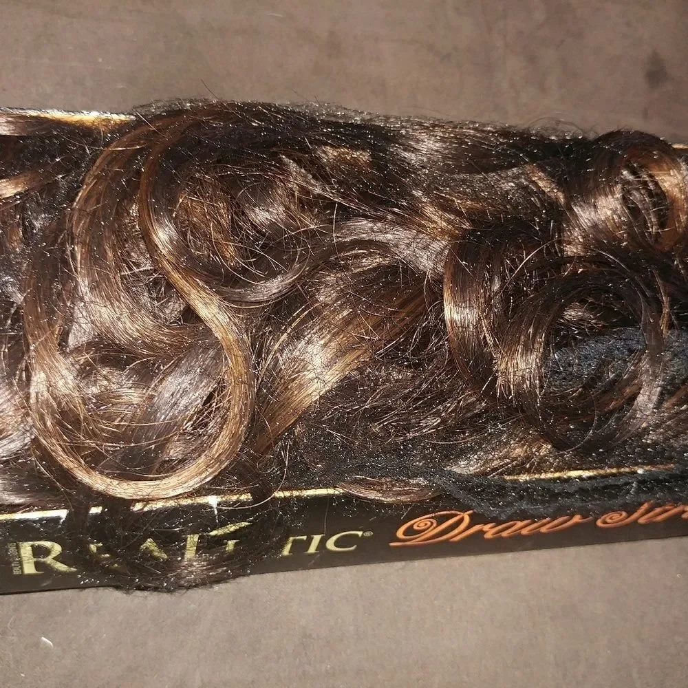 Bijoux Drawstring realistic/human hair